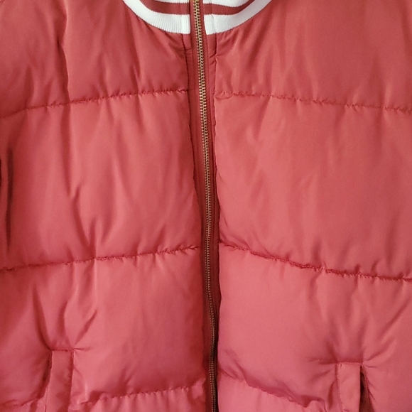 Forever 21 Puffer Bomber Jacket Coat - Picture 2 of 5